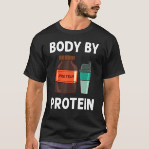 Protein Shakes Powder Whey Drinks Snacks Vegan Foo T-Shirt
