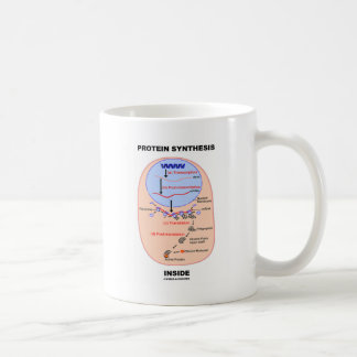 Protein Synthesis Inside (Cell Process Diagram) Coffee Mug