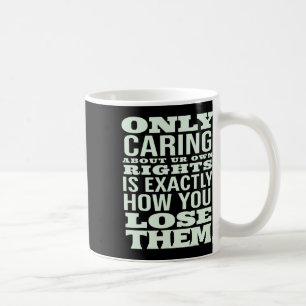 Protest Billionaires And Trump Policies Coffee Mug