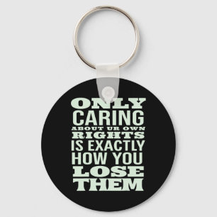 Protest Billionaires And Trump Policies Key Ring