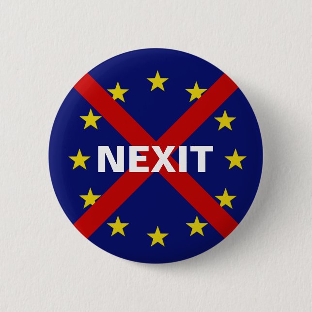 Protest button NEXIT EU (Front)
