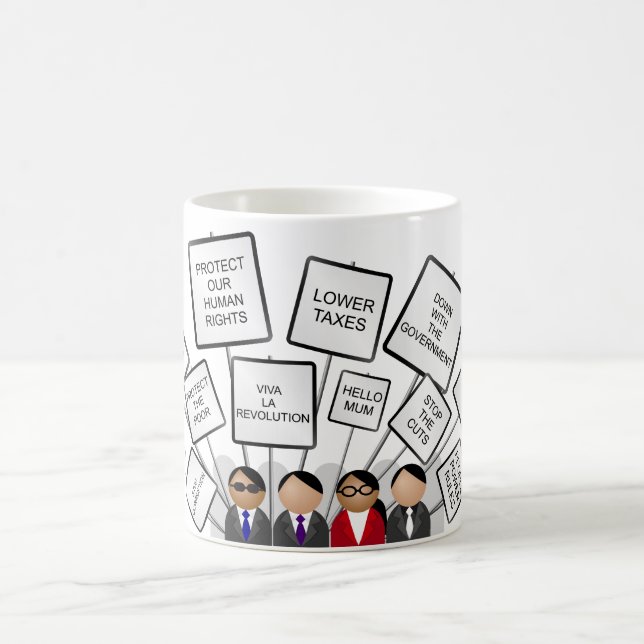 Protest Coffee Mug (Center)