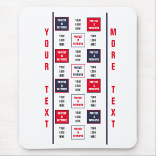 Protest is Patriotic Logo Template Mouse Mat
