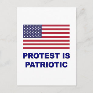 Protest is Patriotic Postcard