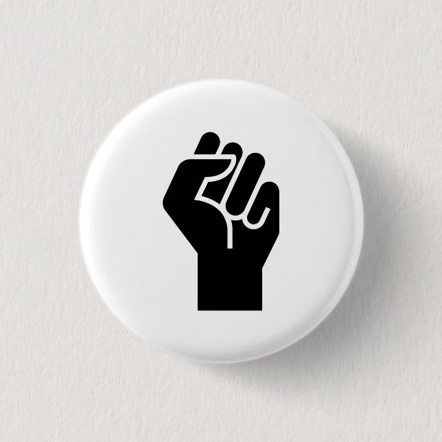 'Protest' Pictogram Button (Front)