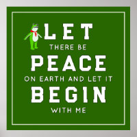Protest Rally Peace On Earth Poster