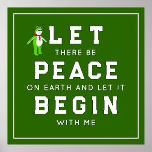 Protest Rally Peace On Earth Poster