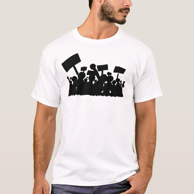 Protest Scene T-Shirt (Front)
