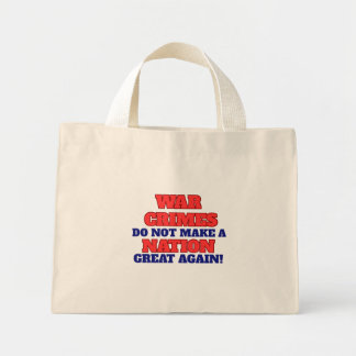 Protest Tote, Resistance Tote, Anti War, USA  Mini Tote Bag
