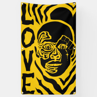 protest with love banner