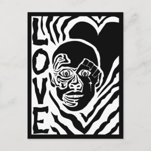 protest with love postcard