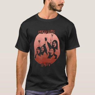 Protesting Shadow In A Red Circle T-Shirt