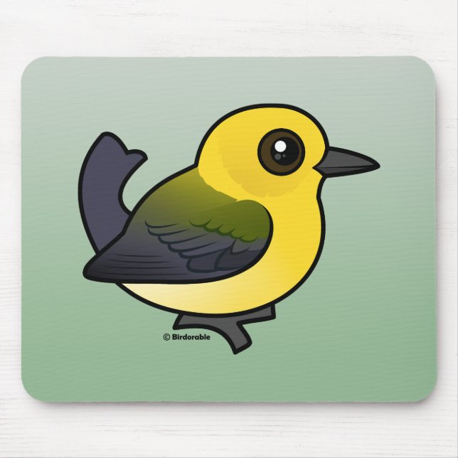 Prothonotary Warbler Mouse Mat (Front)