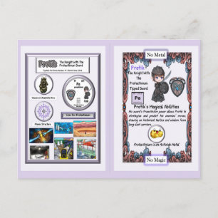 Protik - Knight Proactinium Sword Postcard