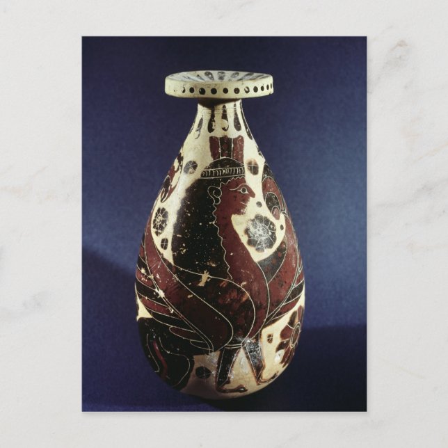 Proto-Corinthian style vase with a sphinx Postcard (Front)
