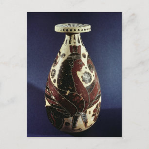 Proto-Corinthian style vase with a sphinx Postcard