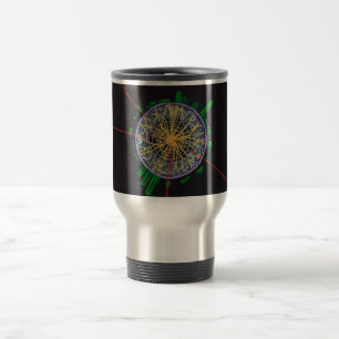 Proton Collisions at the LHC travel mug