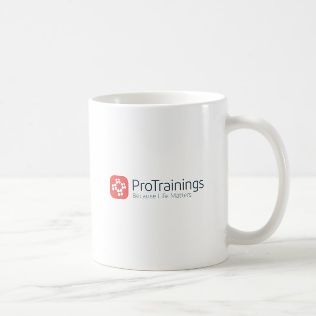 ProTrainings Logo Merch Coffee Mug (Right)