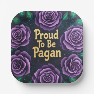 Proud2BePagan Paper Plate