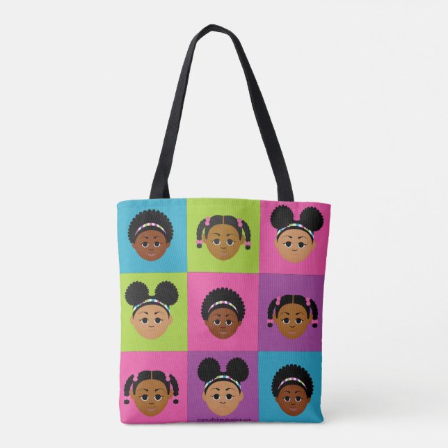 #Proud2BNaturalMe Accessories Tote Bag (Back)