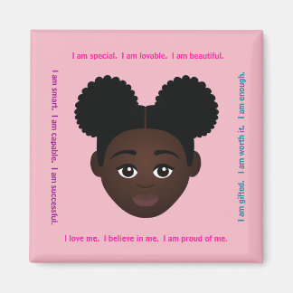 #Proud2BNaturalMe #Affirmations Locker Magnet