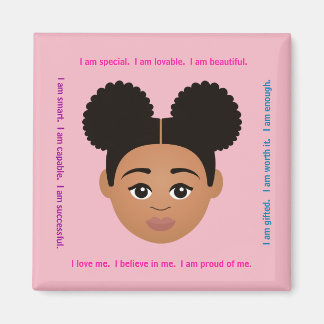 #Proud2BNaturalMe #Affirmations Locker Magnet