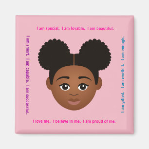 #Proud2BNaturalMe #Affirmations Locker Magnet