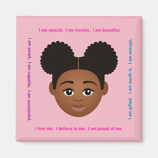 #Proud2BNaturalMe #Affirmations Locker Magnet