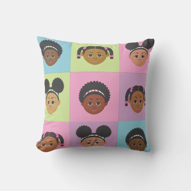 #Proud2BNaturalMe #NaturalHair Cushion (Front)