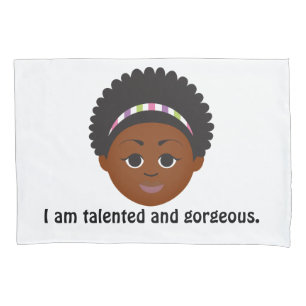 #Proud2BNaturalMe Positive Affirmation Pillow Case