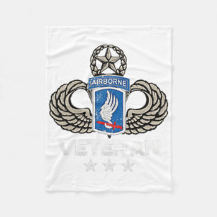 Proud 173rd Airborne Brigade Veteran - Airborne Pa Fleece Blanket