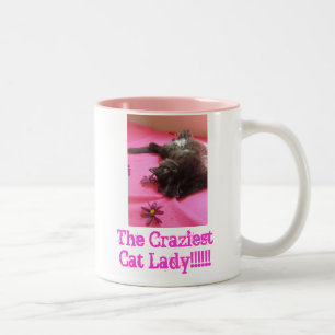 Proud 2 b Cat Lady Two-Tone Coffee Mug