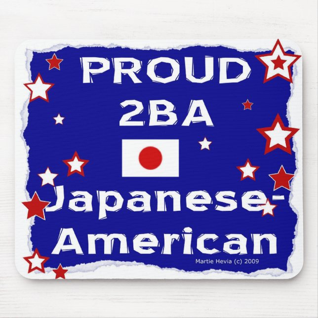 Proud 2B A Japanese-American - Mousepad (Front)