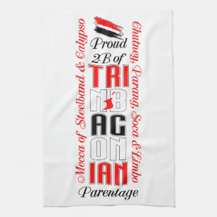 Proud 2B of Trinbagonian Parentage Tea Towel