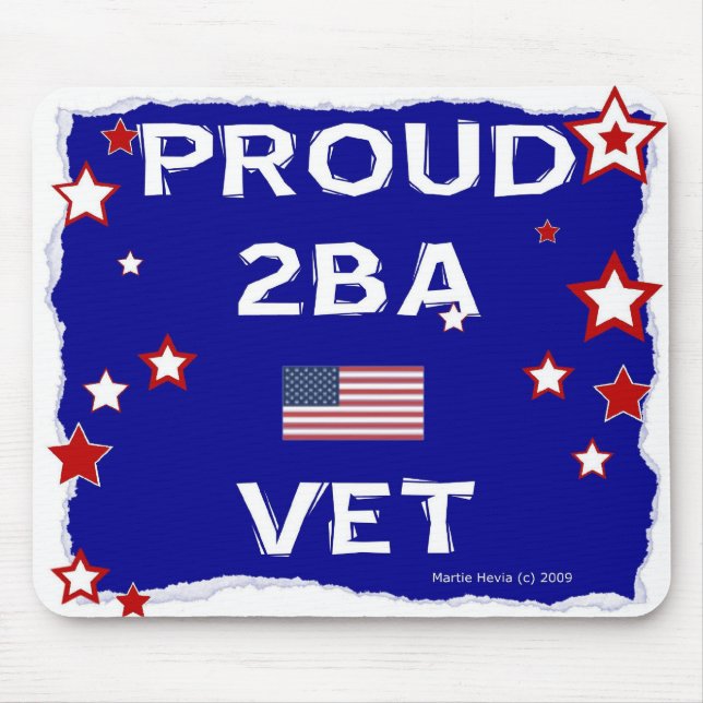 Proud 2BA Vet - In Honour - Mousepad (Front)