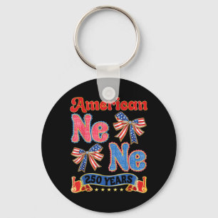 Proud Aamerican Nene 250 Yrs Patriotic Grandma Key Ring