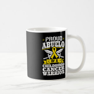 Proud Abuelo Of A Childhood Cancer Warrior Awarene Coffee Mug
