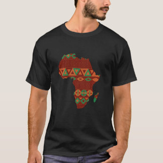 Proud Africa African Country Flags Continent Love T-Shirt