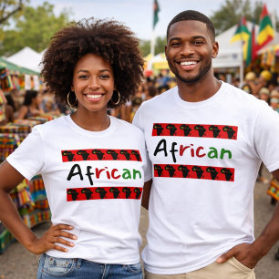 Proud African Colourful T-Shirt