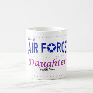 Proud Air Force Daughter Mug