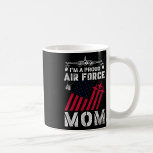 Proud Air Force Mum Military Us Air Force Family M Coffee Mug