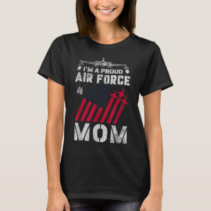 Proud Air Force Mum Military Us Air Force Family M T-Shirt