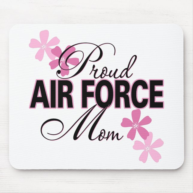 Proud Air Force Mum Mouse Mat (Front)