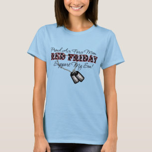 Proud Air Force Mum (Support My Son) T-Shirt