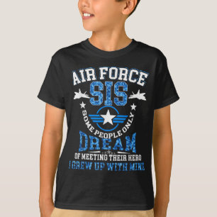 Proud Air Force Sister Camo Shirt Military Veteran