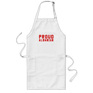 Proud Albanian Long Apron