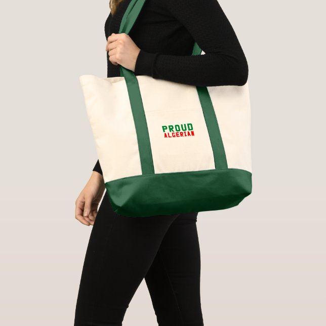 Proud Algerian  Tote Bag (Front (Product))