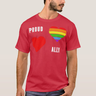 Proud ally  LGBT Pride Month Tee LGBTQ Supporter G