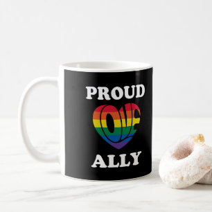 Proud Ally LGBTQ Pride Coffee Mug