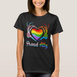Proud Ally Pride Transgender Gay Les Lgbtq Day Mon T-Shirt